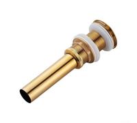 Tuyau Évacuation Flexible pour cuivre Massif Résistant Tuyau(Pipe) | pour cuivre pur massif, trop- pour plein intégré, finition dorée, débordement, élégance durable