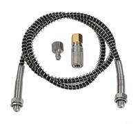 Tuyau Extension 3.28ft 63MPa pour Compresseur Air | Acier inoxydable et pour cuivre, 63MPa max, filetage M10x1, pour idéal pour compresseur, pour pompe manuelle
