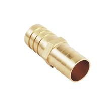 Tuyau fileté Raccord de tuyau droit en laiton à double pagode, raccord cannelé cuivre embouts égaux 12, 14, 16, 19 et 25 mm(19mm)