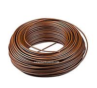 Tuyau flexible d'arrosage 4x6 mm marron, 100m, recommandé pour l'arrosage goutte à goutte