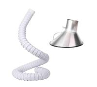 Tuyau flexible d'extraction de fumée pour gravure laser, soudure et soudage, échappement de fumée pivotant à 360°, 160 mm, utilisation en laboratoire