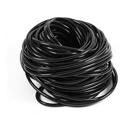 Tuyau flexible d'irrigation hydroponique Haofy Black Tubing Grow Supply Irrigation goutte ¨¤ goutte Tuyau d'¨¦gouttement d'irrigation de jardin 3 / 5mm Tuyau Ligne Syst¨¨me d'¨¦gouttement HG 20M