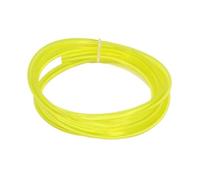 Tuyau flexible en caoutchouc Tuyau de gaz en silicone, tube ficelle, tuyau d'essence for tuyaux coupe-bordures, outil ligne souffleur tronçonneuse, 1 pièce(Yellow,20METERS*4MM*6MM)