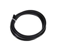 Tuyau flexible en caoutchouc Tuyau de gaz en silicone, tube ficelle, tuyau d'essence for tuyaux coupe-bordures, outil ligne souffleur tronçonneuse, 1 pièce(Black,5METERS*2.5MM*5MM)
