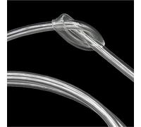 Tuyau flexible en caoutchouc Tuyau de gaz en silicone, tube ficelle, tuyau d'essence for tuyaux coupe-bordures, outil ligne souffleur tronçonneuse, 1 pièce(Clear,5METERS*3MM*6MM)