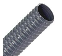 Tuyau Flexible en PVC - 63 mm - Longueur au Mètre - Tuyau d'Aspiration Léger - Spirale en PVC - Pour Eau, Air, Poudre, Sciure, Copeaux