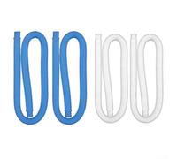 Tuyau flexible en PVC de 99,1 cm pour pompe de piscine hors sol 1 25 de diamètre, lot de 2 (bleu)
