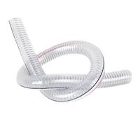 Tuyau Flexible En PVC En Fil D'acier Robuste, ID 10/12/13/16/19/22/25/32/38mm, Tuyaux De Drainage De Spirale Épais Et Résistant À La Corrosion, 1 Pièce, 1m(25mm*3mm)