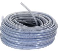 Tuyau flexible en tissu Tricoflex transparent, PVC, longueur 50 m, diamètre intérieur du tuyau : 9 mm