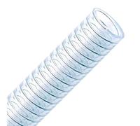 Tuyau flexible FT-S 35 mm - Au mètre - Tuyau en spirale en PVC comme tuyau d'aspiration et tuyau de pression avec spirale en acier - Tuyau alimentaire