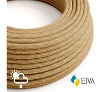Tuyau flexible h05rn-f, 2 x 1,00 mm², toile de jute, 50 m