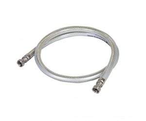 Tuyau flexible illimité pour gaz naturel Gazinox - Fackelmann - 1,50 m - Caoutchouc et métal - Noir