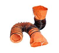 Tuyau flexible industriel en PVC de 10 m - Robuste de grand diamètre pour ventilation, usine, construction, tunnel et ventilateur d'échappement de grenier