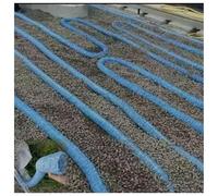 Tuyau Flexible perméable diamètre de 50mm, 5-100 mètres, avec Support en Fil d'acier et Couche filtrante Non tissée, pour Jardin et extérieur(30meters)