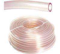 Tuyau flexible transparent 12x16 mm. Enroulez 50 mètres.