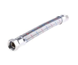 Tuyau flexible tressé en inox, 1"x1" MF 50 cm