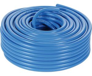 Tuyau flexible Tricoflex bleu, souple, PVC, longueur 50 m, diamètre intérieur du tuyau : 13 mm