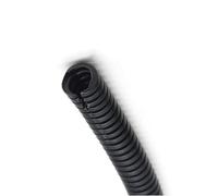 Tuyau gainé ondulé flexible， Conduit de câble ondulé PP noir 7,5 mm-34, mm(13mmx10mmx10meter)