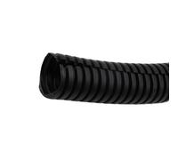 Tuyau gainé ondulé flexible， Tailles multiples noires ondulées de tube conduit pp for le fil et filetage tuyau(7.5mmx5.5mmx1meter)