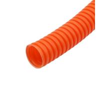 Tuyau gainé ondulé flexible， Tuyau ondulé de pp 1 mètre for l'annonce multicolore 11.6-34.5mm protection fil et câble(Oranje,AD 11.6 x ID 8mm)