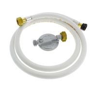 Tuyau gaz butane avec detendeur 1m50 validité 10 ans pour Barbecue,Cuisiniere, Plaque de cuisson ... 08164150B 90140 pour Cu [...]