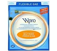 Tuyau gaz caoutchouc WPRO - Butane/Propane - 1,5m - Durée de vie 10 ans