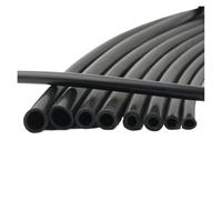Tuyau Goutte à Goutte Tube en Silicone noir de 1M, tuyau caoutchouc Flexible 3~38mm for pompe à air d'aquarium(19 x 25mm)