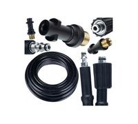 Tuyau Haute Pression 10m M22-QC Lavor avec Adaptateur M22 Bayonet - Nylon Renforcé, Click Connect, Résistant | Compatible Lavor