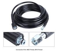 Tuyau Haute Pression 10m M22, Quick Connect pour Karcher K2/K3, Flexible Nettoyeur Résistant