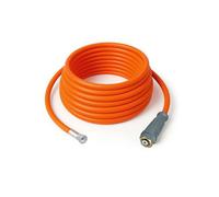 PipeJet 20M EasyLock PRO Orange – Tuyau d'égouttage de 20 m | Raccord Karcher EASY!Lock | Buse 1/4" (1 à l'avant + 3 à l'arrière) | Pour HD / HDS | Embout interchangeable | 250 bars