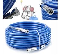 Tuyau Haute Pression 8 m TPU Bleu - 228 Bar | Filetage 1/4"" | Flexible et Résistant à l’Abrasion | Pour Peinture Airless