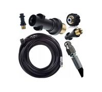 Rosfix Tuyau de Nettoyage de Canalisations avec Filetage M22 40M + Adaptateur M22 à Baïonnette pour Nettoyeurs Haute Pression de la Série HD à la Séri