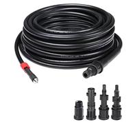Tuyau haute pression - Flexible 20 m - Embout en acier inoxydable - 4 adaptateurs - Pour débouchage de canalisations