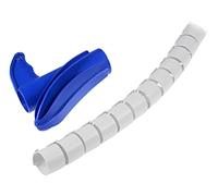 Tuyau hélicoïdal 161-64405 Ø faisceau : 25 mm polypropylène gris L : 2 m UL94...
