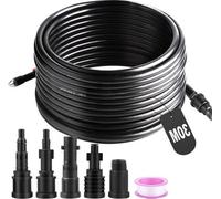 Tuyau hydraulique de décompression de 30 m, 180 bars - 5 raccords - pour Lavor Interpump