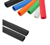 Tuyau Isolant En Mousse Tube D'Isolation Manchon D'isolation Ensemble De Protection De Ligne De Cuivre Flexible Longueur 1.95m Épaisseur 5mm Pour Plomberie Poignée Piscine(Noir,ID18mmx5mmx195cm)