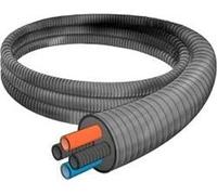 Tuyau KE Kelit Quattro-PEX, 6 bars, diamètre 2x40 mm, épaisseur de paroi 2x32 mm, pour système de chauffage avec pompe à chaleur, longueur enroulée de 1 mètre, 1 pièce.