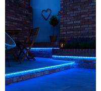 Tuyau Lumineux LED Bleu Intérieur/Extérieur Bande Lumineuse 6M