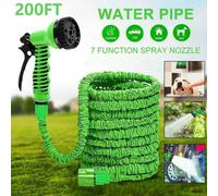 Tuyau magique extensible 2024, lavage de voiture haute pression, 7 fonctions de pulvérisation d'eau, pistolet à eau, tuyau d'arrosage pour jardin domestique Blue