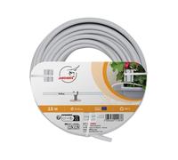 Tuyau micro conduit d'irrigation - Ø4 x 6 mm - 15 m - Blanc - Débit 60L/h à 1,2 Bars - Pression max 1,6 Bars