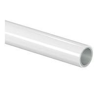 Tuyau multicouche PE-RT/AL/PE-RT avec barrière anti-diffusion 100% oxygène, ACS et chauffage, avec bouchons hygiéniques aux extrémités, blanc (référence 1013451)
