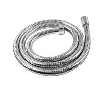 Tuyau ondulé en acier inoxydable Tuyau de douche extensible en acier inoxydable noir et argent, raccord 1/2" flexible for WC salle bain