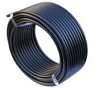 Tuyau PEHD Tuyau d’eau Conduite d’eau Tuyau en plastique Tuyau d’arrosage Tuyaux noir 32mm x 25Meter Schwarz