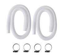 Tuyau Piscine 32mm, 2Pcs Tuyau pour Piscine Hors Sol, 150cm/59in Tuyau de Rechange pour Piscine, Tuyau pour Pompe de Piscine pour Intex 330 GPH, 530 GPH et 1000 GPH