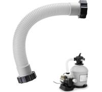 Tuyau Piscine 38mm Flexible pour Système Filtration Sable, Tuyau for Intex 38mm de Raccordement Pompe à Filtre, Longueur 40cm