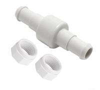 Tuyau pivotant D20 et écrou de tuyau D15 pour Polaris 180 280 380 Kit d'accessoires de nettoyage de piscine en plastique Collier de serrage mural de rechange (D15 écrous x 6)