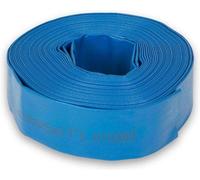 tuyau plaque 2 pouces - 20 m de long - flexible PVC durable - tuyau d'eau pour l'irrigation - tuyau d'eau bleu pour le jardin