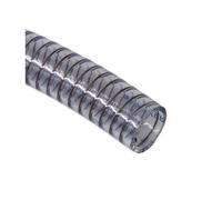 Tuyau plastique transparent aspiration spire acier Ø30, le mètre