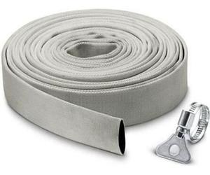 Tuyau Plat en Textile Kärcher, 10 m x Ø 1 1/4" (32 mm), Débit Élevé, Collier de Serrage Inox