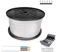 Tuyau Plat H05vvh2-f 2x1mm2 Câble électrique Plat Flexible Pour Intérieur - Sediles